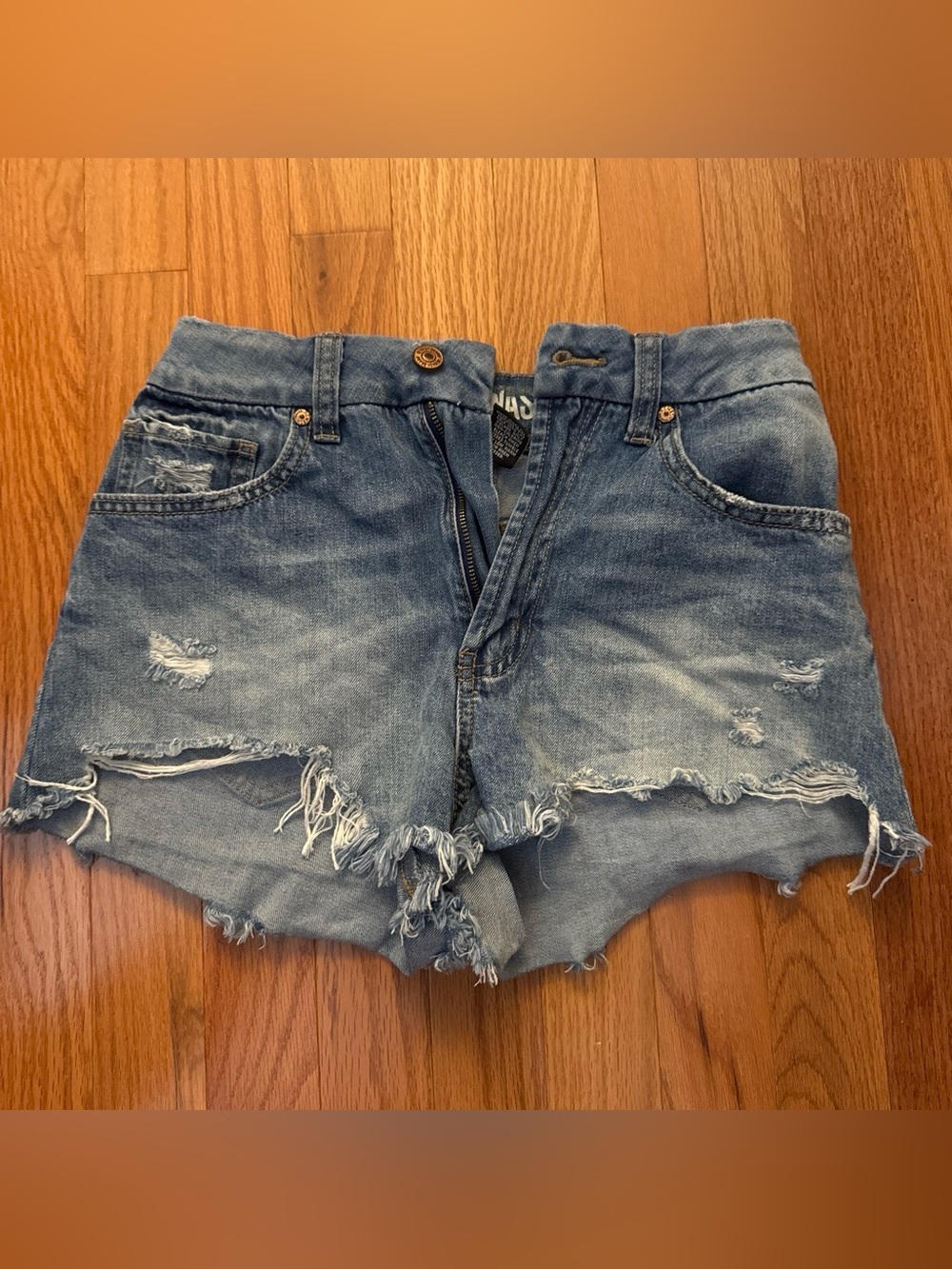 High rise Denim Shorts